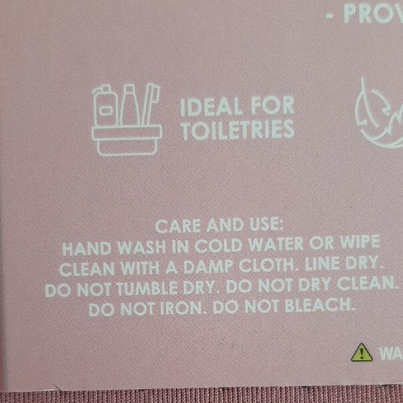 Mayim 2 Pc. Travel Bag Set Pinks With Black Polka Dots New - Picture 12 of 13